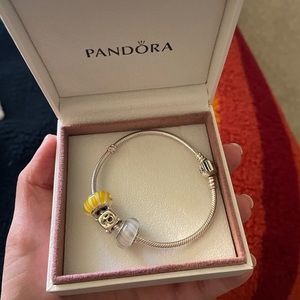 Pandora bracelet w/2 charms